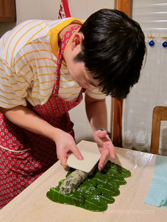 Rolling the involtini