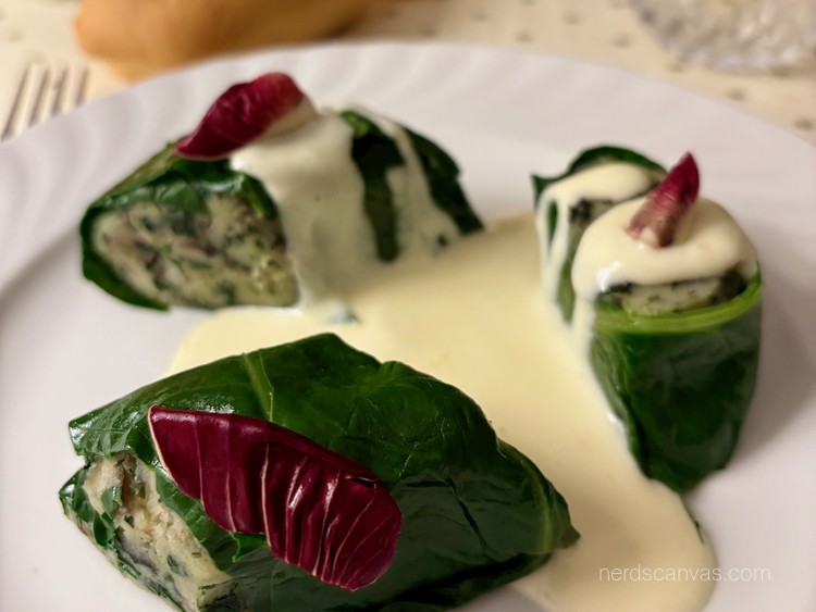 Involtini di foglie
